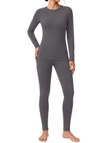 LOMON Womens Thermal Underwear Winter Fleece Lined 2 Piece Sets Base Layer