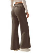 LOMON Wide Leg Sweatpants Women Fleece Fall Spring Sweat Pants