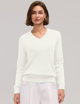 LOMON Sweaters for Women Wool Blend Long Sleeve Sweater Tops Fall Clothes