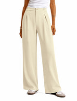 LOMON Womens Wide Leg Dress Pants 2026 Trendy Office Work Trousers