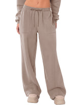 LOMON Wide Leg Sweatpants Women Fleece Fall Spring Sweat Pants