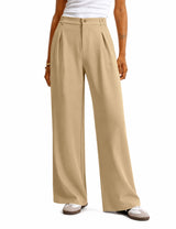 LOMON Womens Wide Leg Dress Pants 2026 Trendy Office Work Trousers