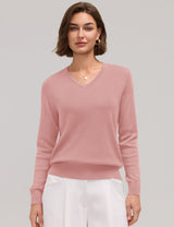 LOMON Sweaters for Women Wool Blend Long Sleeve Sweater Tops Fall Clothes