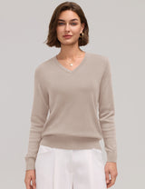 LOMON Sweaters for Women Wool Blend Long Sleeve Sweater Tops Fall Clothes