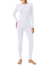 LOMON Womens Thermal Underwear Winter Fleece Lined 2 Piece Sets Base Layer