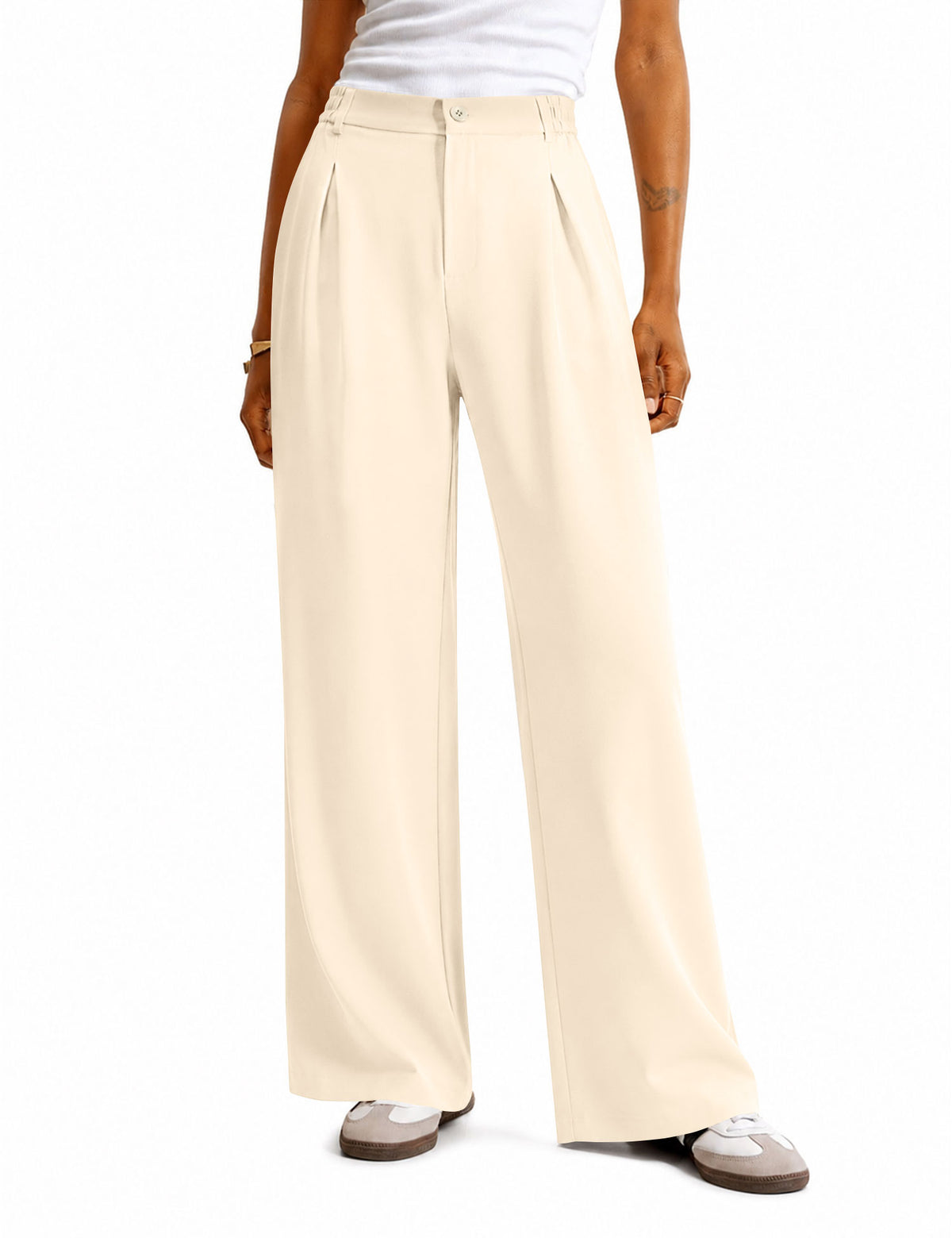 LOMON Womens Wide Leg Dress Pants 2026 Trendy Office Work Trousers