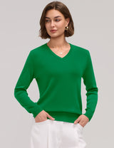 LOMON Sweaters for Women Wool Blend Long Sleeve Sweater Tops Fall Clothes