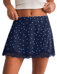 Navy Blue Polka Dot