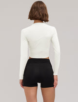 LOMON Womens Ballet Wrap Tops Self Tie V Neck Pilates Workout Tops