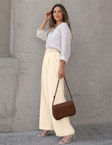 LOMON Womens Wide Leg Dress Pants 2026 Trendy Office Work Trousers