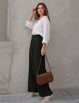 LOMON Womens Wide Leg Dress Pants 2026 Trendy Office Work Trousers