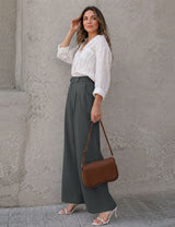 LOMON Womens Wide Leg Dress Pants 2026 Trendy Office Work Trousers