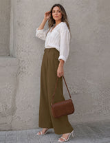 LOMON Womens Wide Leg Dress Pants 2026 Trendy Office Work Trousers