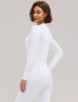 LOMON Womens Thermal Underwear Winter Fleece Lined 2 Piece Sets Base Layer