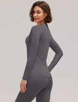 LOMON Womens Thermal Underwear Winter Fleece Lined 2 Piece Sets Base Layer