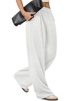 LOMON Womens Wide Leg Pants Travel Casual Lounge High Waist Flowy Palazzo Pants with Pocket Loose Spring Summer Clothing