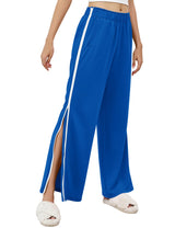 LOMON Womens Tear Away Pants Sides Full Open Sweatpants Double Slider Zip Off Post Surgery Pant with Pockets