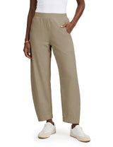 LOMON Wide Leg Barrel Pants for Women 27" Work Dress Casual Golf Loose Fit Crop Ankle Palazzo Slacks with Pockets Spring 2026