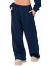LOMON Wide Leg Sweatpants Women Fleece Sweat Pants Fall Spring Clothes 2026 Teen Girl Baggy Jogger Sweatpant with Pockets