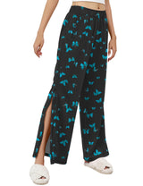 LOMON Womens Tear Away Pants Sides Full Open Sweatpants Double Slider Zip Off Post Surgery Pant with Pockets