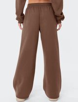 LOMON Women's Sweatpants Wide Leg Fleece Lined Sweat Pants Spring Winter Clothes 2026 Baggy Drawstring Joggers with Pockets