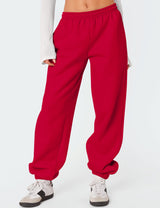 LOMON Sweatpants Women Fleece Joggers Wide Leg Sweat Pants Baggy Gym Sweatpant Winter Spring Drawstring Clothes with Pockets