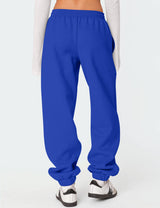 LOMON Sweatpants Women Fleece Joggers Wide Leg Sweat Pants Baggy Gym Sweatpant Winter Spring Drawstring Clothes with Pockets
