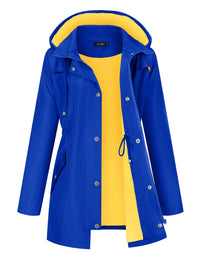 Royal Blue With Yellow Lining