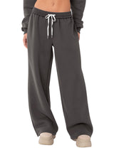 LOMON Wide Leg Sweatpants Women Fleece Sweat Pants Fall Spring Clothes 2026 Teen Girl Baggy Jogger Sweatpant with Pockets