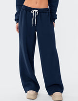 LOMON Wide Leg Sweatpants Women Fleece Sweat Pants Fall Spring Clothes 2026 Teen Girl Baggy Jogger Sweatpant with Pockets