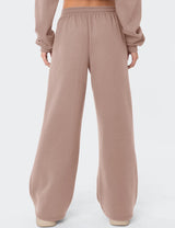 LOMON Women's Sweatpants Wide Leg Fleece Lined Sweat Pants Spring Winter Clothes 2026 Baggy Drawstring Joggers with Pockets