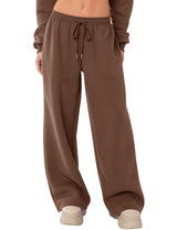 LOMON Women's Sweatpants Wide Leg Fleece Lined Sweat Pants Spring Winter Clothes 2026 Baggy Drawstring Joggers with Pockets