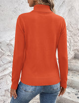 LOMON Sweaters for Women 2026 Fall Winter Turtleneck Sweater
