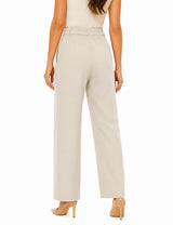 LOMON Women's Wide Leg Dress Pants High Waist Work Slacks with Pockets
