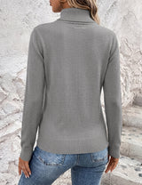 LOMON Sweaters for Women 2026 Fall Winter Turtleneck Sweater