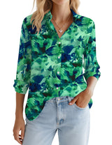 LOMON Button Down Shirt for Women Spring Summer Tops Long Sleeve Business Dressy Casual Blouses Collared Work Outfits Clothes