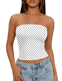 White Polka Dot