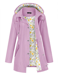 Light Purple Floral Lining