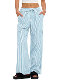 Blue White Striped