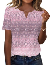 LOMON Womens Short Sleeve V Neck T Shirts Summer Tops Basic Tees Business Casual Blouses Trendy Fashion Clothes