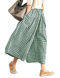 Green White Plaid
