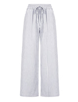 LOMON Striped Gingham Pants Women 2026 Spring Summer Pajamas Wide Leg Pj Lounge Boxer Bottoms Y2k Trousers with Pocket