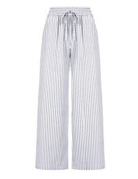 Grey White Striped