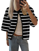 Lomon Womens Spring Summer Short Sleeve Cardigan Sweaters Trendy Crew Neck Button Down Lightweight Knit Outfit Y2k Clothes