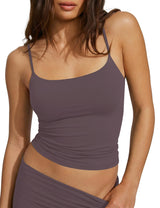 LOMON Padded Camisole Double Lined Tank Tops with Built in Bras Scoop Neck Womens Y2K Basic Going Out Cami Top