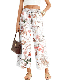 White Red Floral