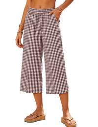 Coffee Brown Plaid