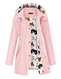 Pink Cat Patterned Lining