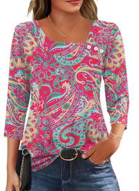 3-boho Hot Pink