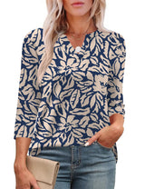 LOMON Womens 3/4 Length Sleeve Tops V Neck Business Casual Blouses Summer Tees Shirts 2026